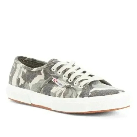 Superga Shoes - Superga Camo Canvas Sneaker